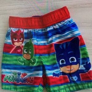 Kids Swim Shorts - Red, Blue, Green